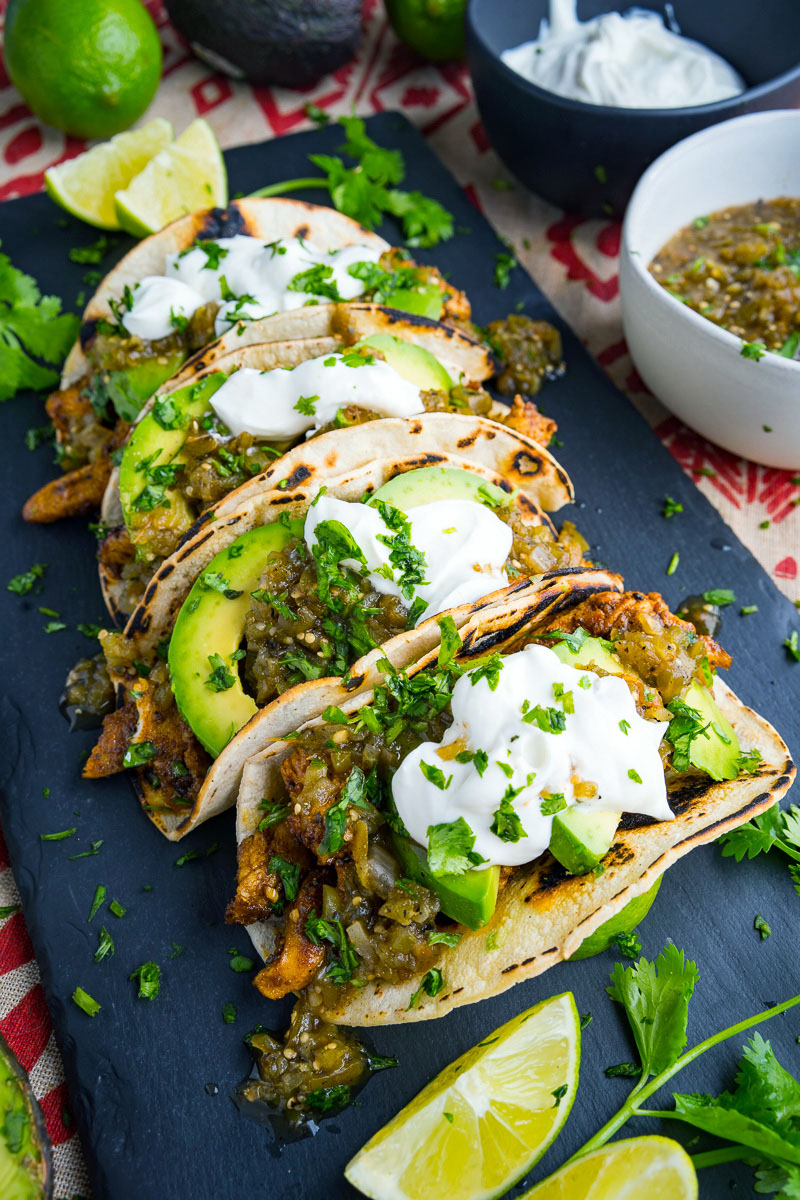 Chicken and Avocado Tacos Recipe